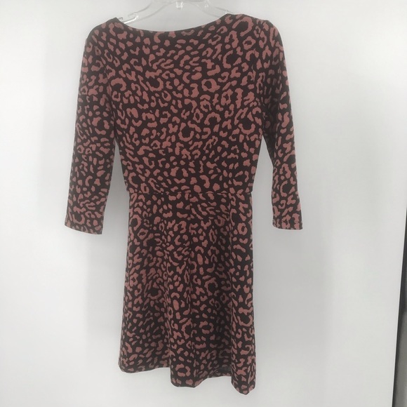 Mi Ami Leopard Print Wrap Effect Dress Sz S. #A9 - Picture 8 of 8